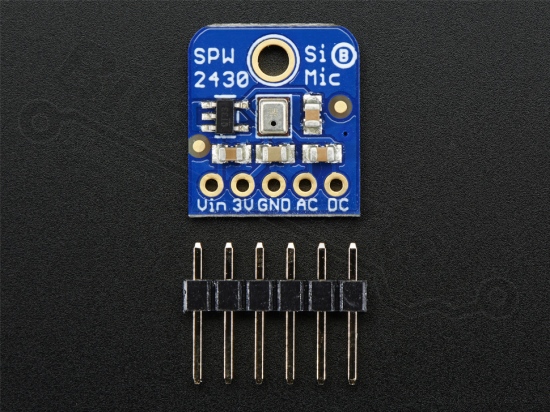 Sound sensor / microphone Silicon MEMS SPW2430 - Adafruit 2716